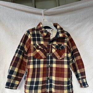 Long sleeve plaid shirt, 3T